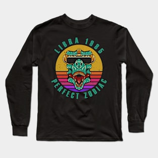 Retro Libra 1985 Perfect Zodiac Long Sleeve T-Shirt